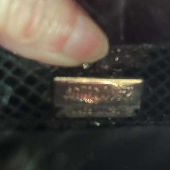 ANTONIO SCEPI~ITALY~BLACK/FUR~ MINI HANDBAG~ - Picture 8 of 8